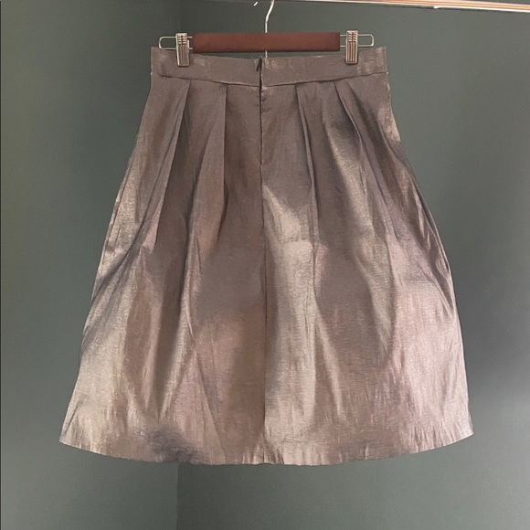 Chetta B Charcoal silver skirt built in petticoat - Picture 4 of 4